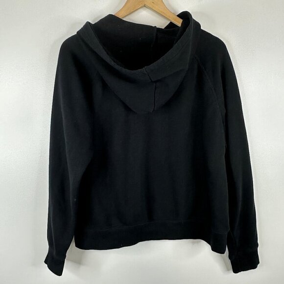 Brunette The Label  BRUNETTE Hoodie Sweater  Black Pullover  M/L - Picture 3 of 3